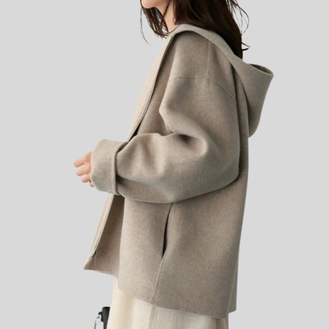 Waterproof Ladies Hoodie Coat with Practical Style