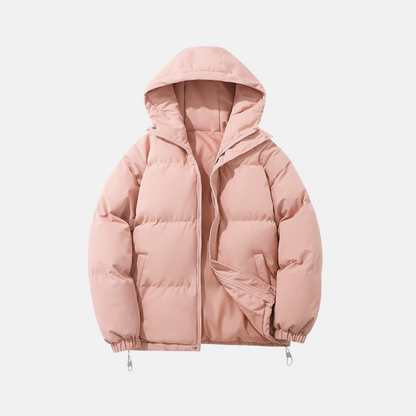 Casual Fit Hooded Down Jacket