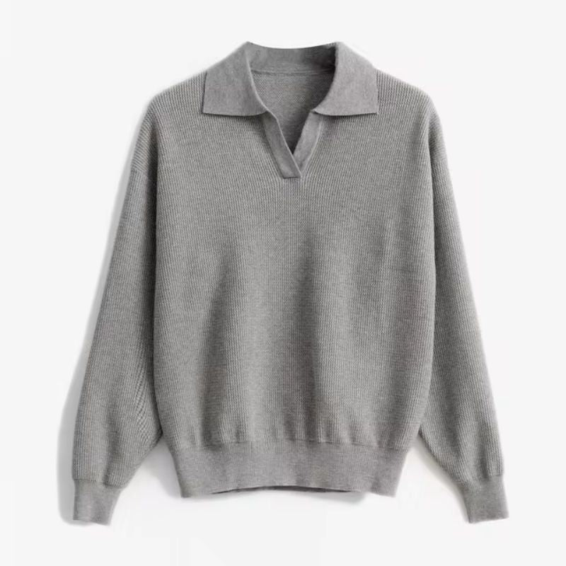 Soft Crew Neck Women's Casual Sweater - Nocini