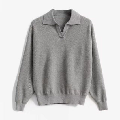 Soft Crew Neck Women's Casual Sweater - Nocini