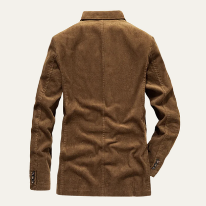 Classic Men's Textured Blazer Jacket