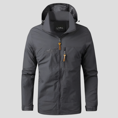 Breathable Men's Rain and Wind Jacket