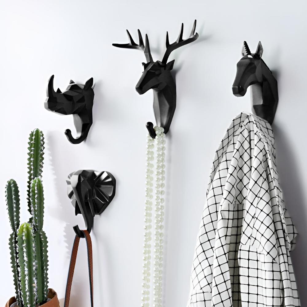 Modern Animal Shape Wall Hanger - Nocini