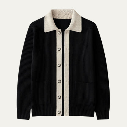 Classic Men's Pocket Cardigan Sweater - Nocini