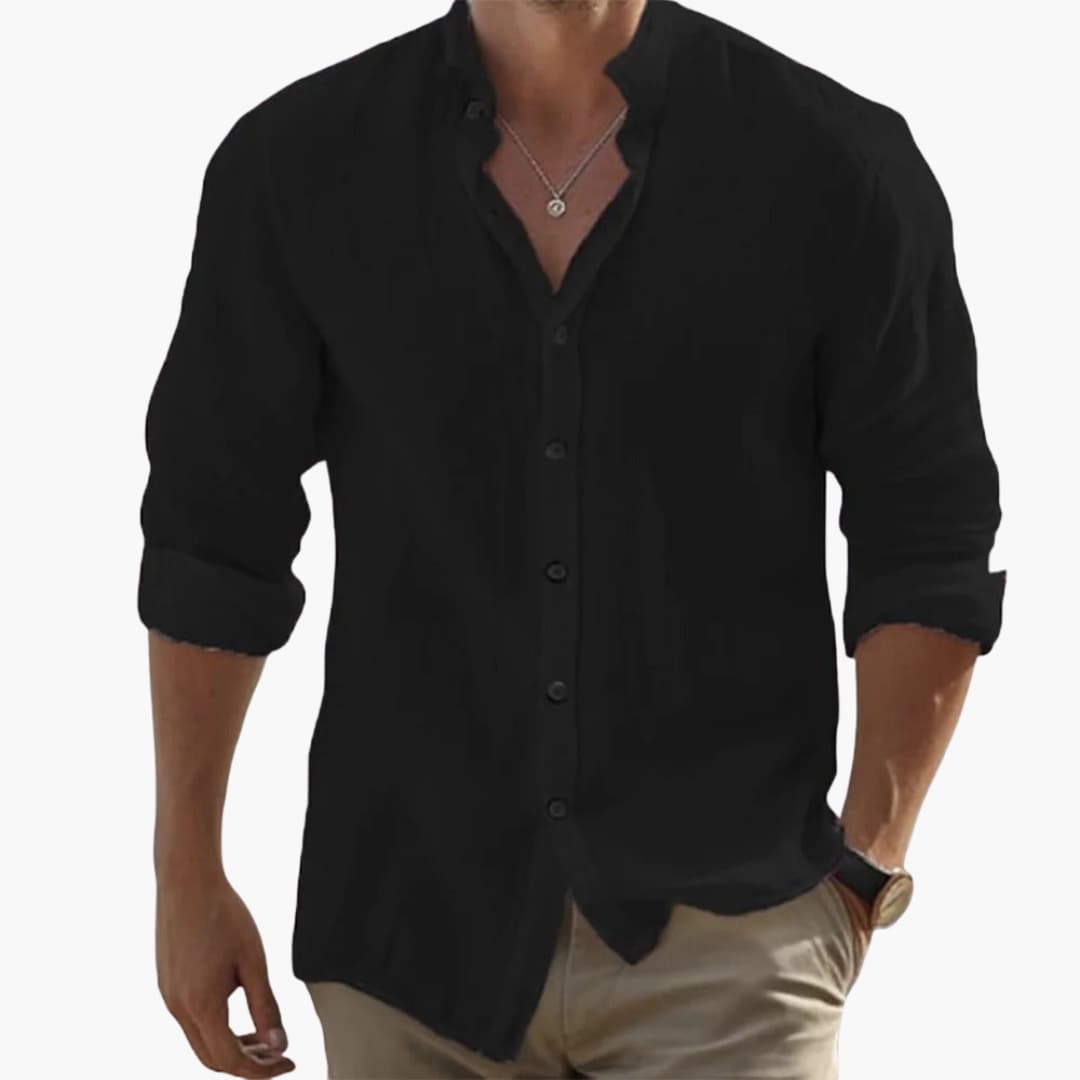 Men's Lightweight Relaxed Fit Long Sleeve Shirt