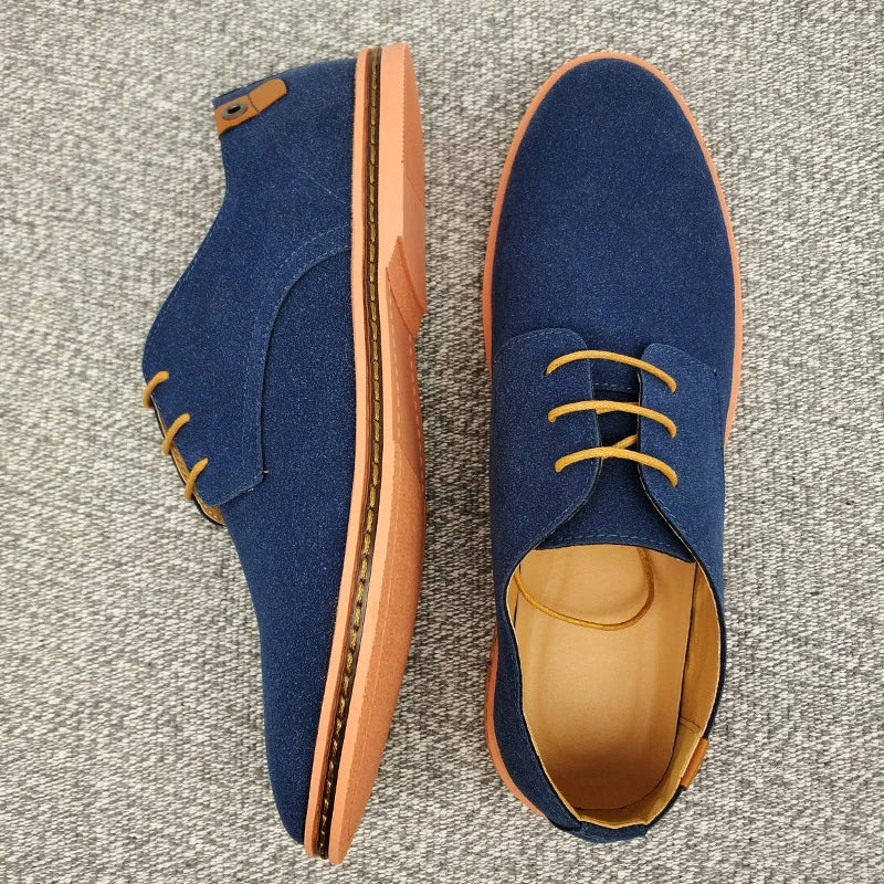 Luxury Suede Leather Oxford Dress Shoes