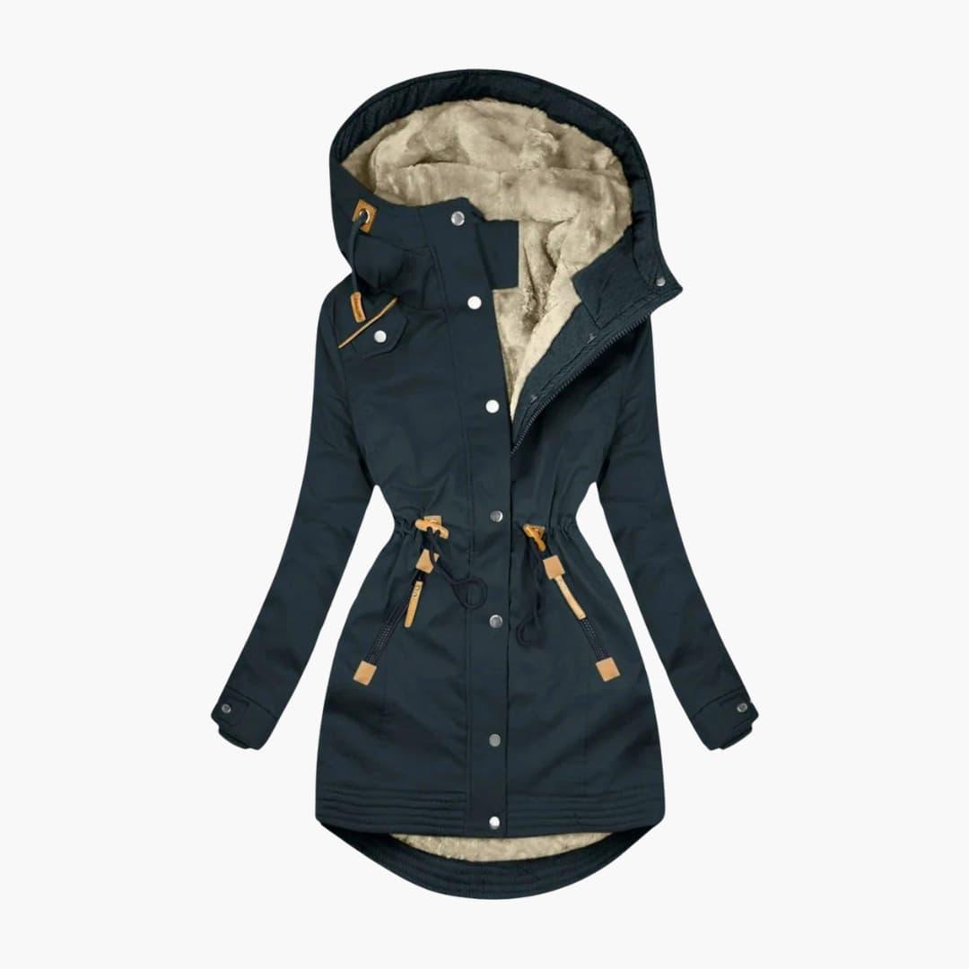 Waterproof Women's Hooded Zip Up Coat