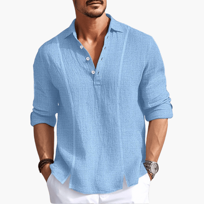 Men's Relaxed Fit Short Sleeve Summer Shirt