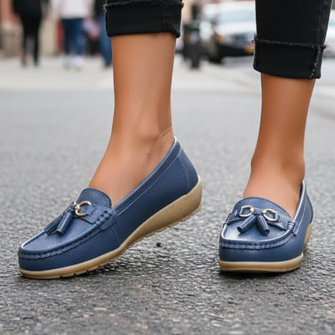 Timeless Genuine Leather Slip On Shoes