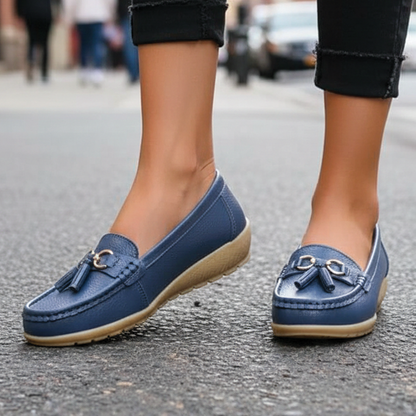 Timeless Genuine Leather Slip On Shoes