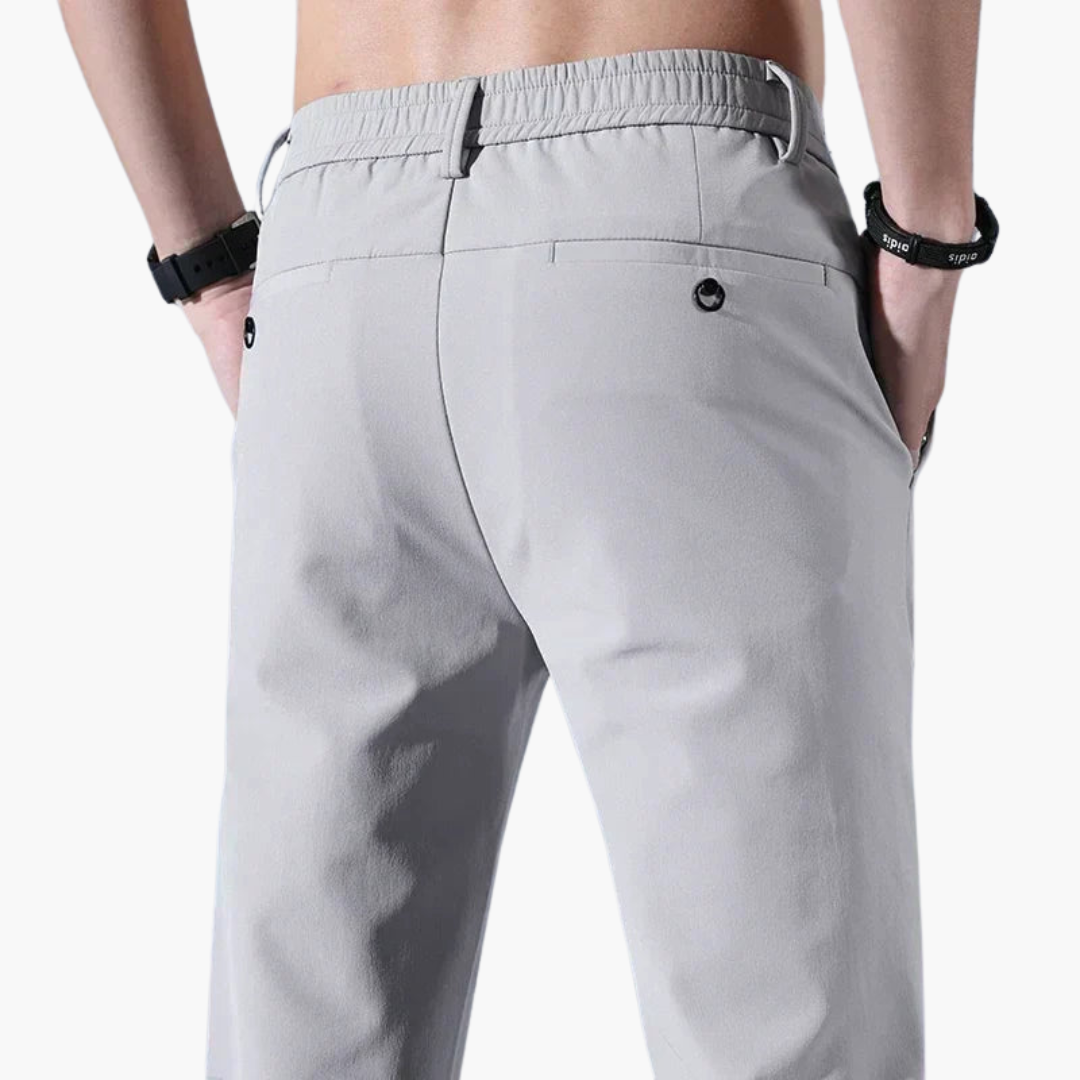 Fit Golf Trousers for Men - Athletic Slim Style Pants