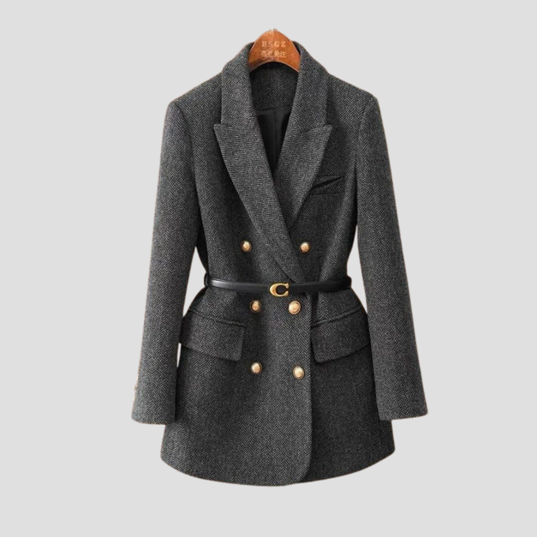 Women's Elegant Long Trench Coat - Nocini