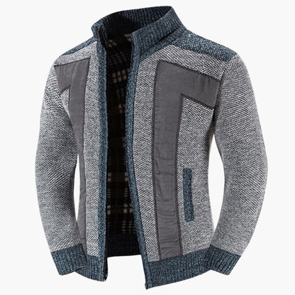 Men's Crew Neck Sweater with Fitted Sleeves