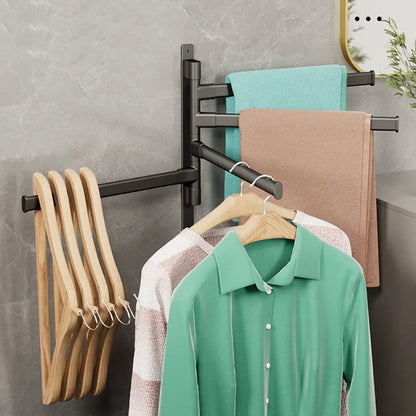 Modern Swivel Towel Rack With Three Arms