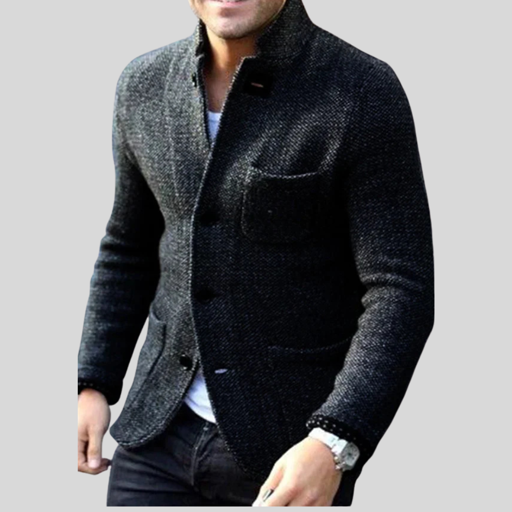 Warm Winter Men's Down Blazer Coat