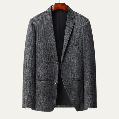 Stylish Men's Herringbone Fit Blazer Jacket