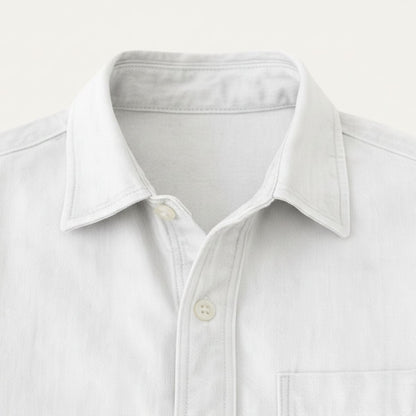 Relaxed Fit Blue Jeans Shirt for Men