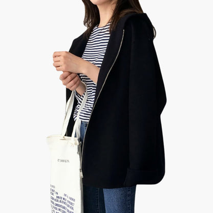 Waterproof Hooded Women's Parka Jacket with Pockets - Olytrend