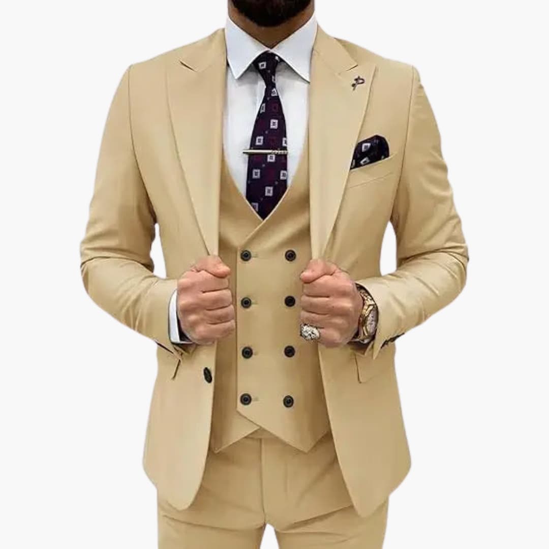 Classic Slim Fit Mens 3 Piece Suit