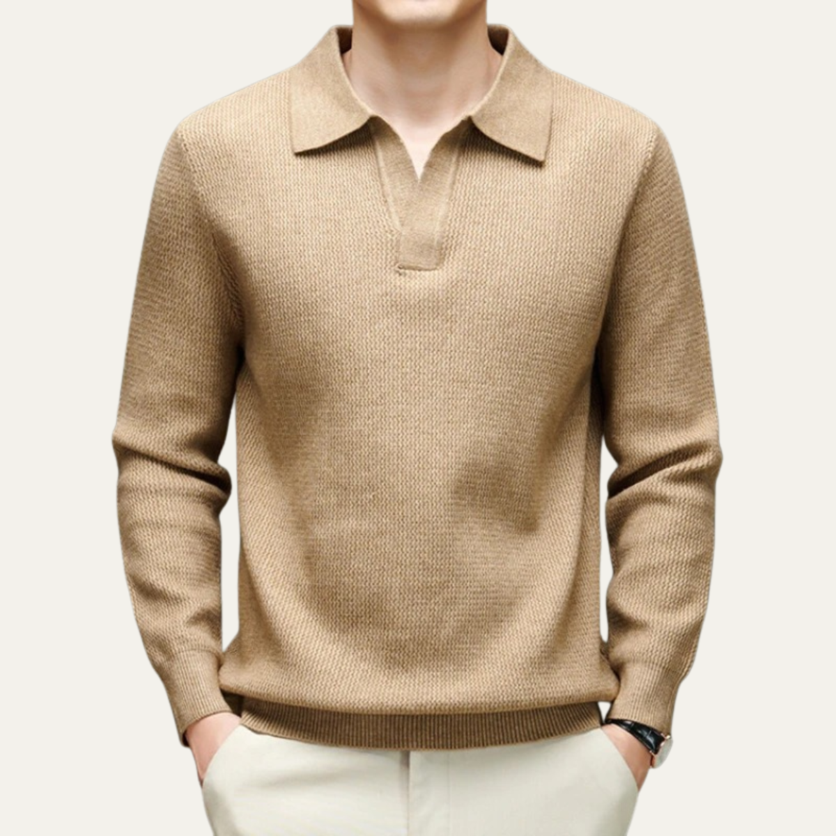 Luxurious Mens Cashmere Crew Neck Sweater