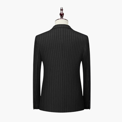 Classic Mens Slim Fit Pinstripe Suit