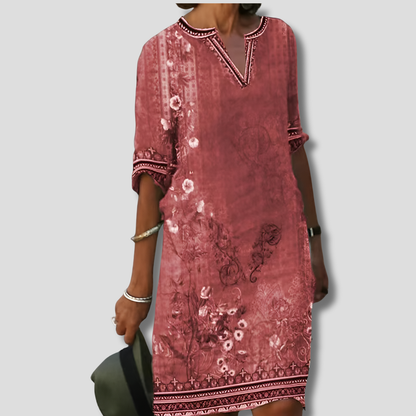 Relaxed Fit Floral Maxi Summer Dress