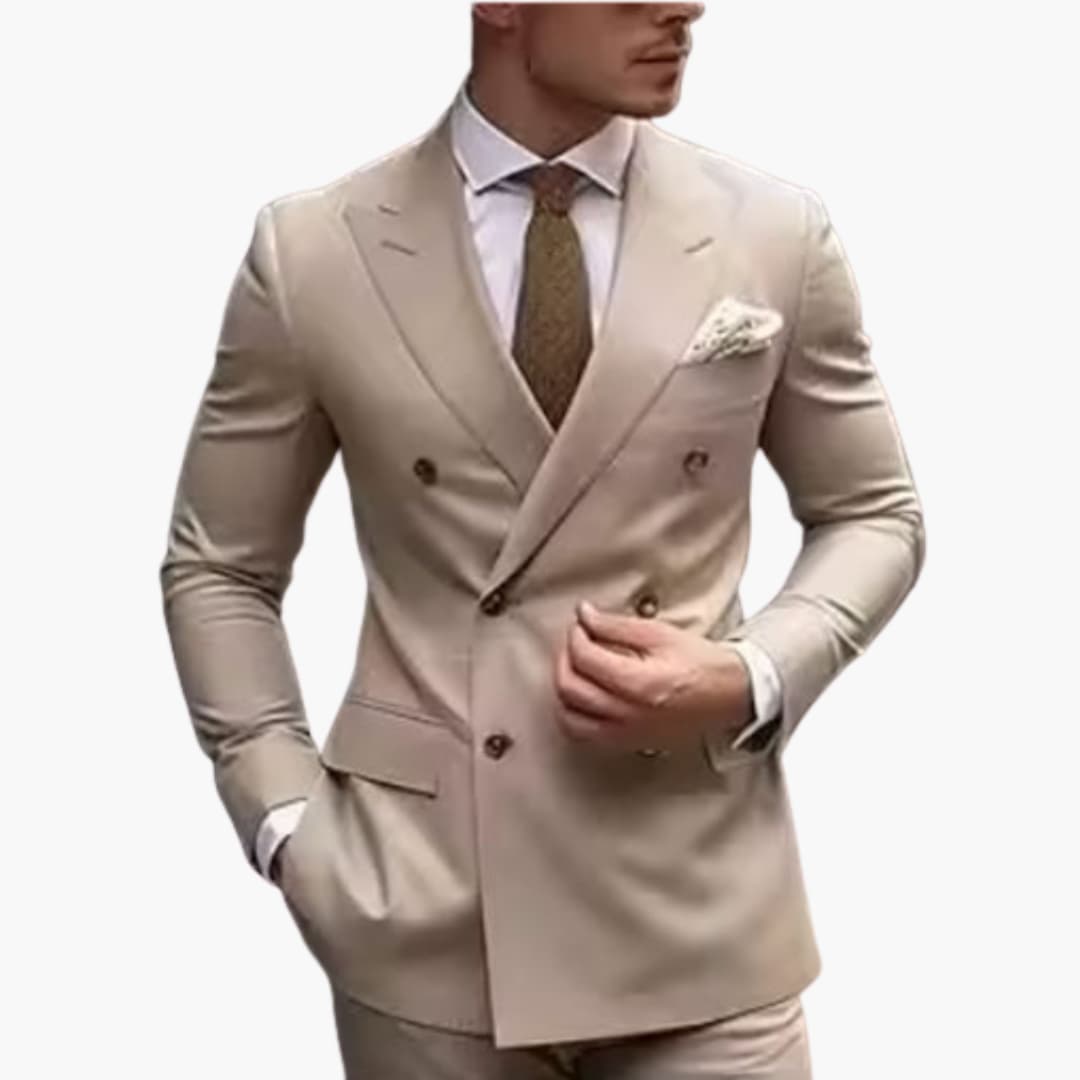 Classic Fit Mens 2 Piece Business Suit