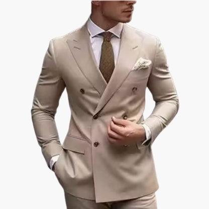 Classic Fit Mens 2 Piece Business Suit