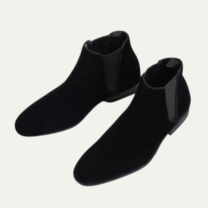 Luxury Suede Chelsea Men's Ankle Boots