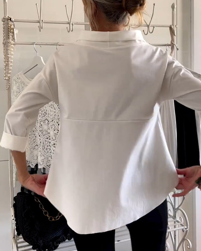 Classic Fit High Neck Women's Top
