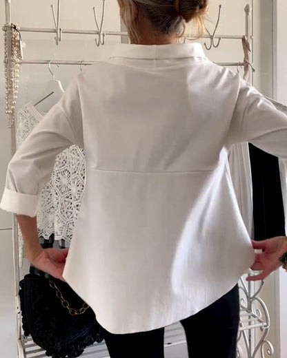Classic Fit High Neck Women's Top