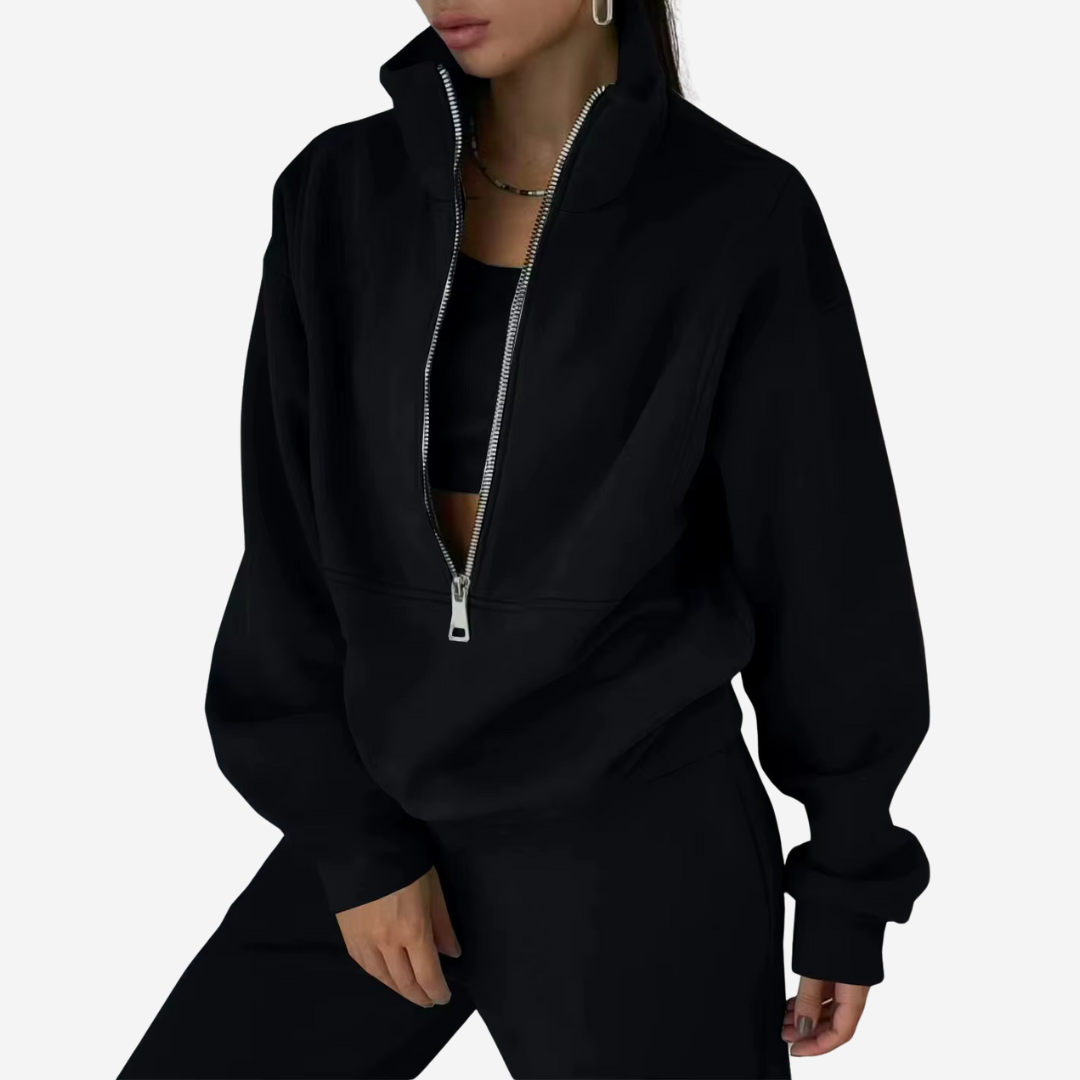 Soft Two-Piece Athletic Tracksuit Set