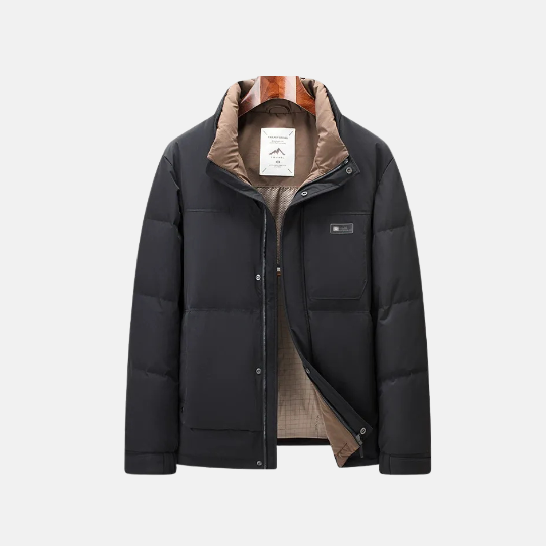 Warm Insulated Men's Full Zip Jacket
