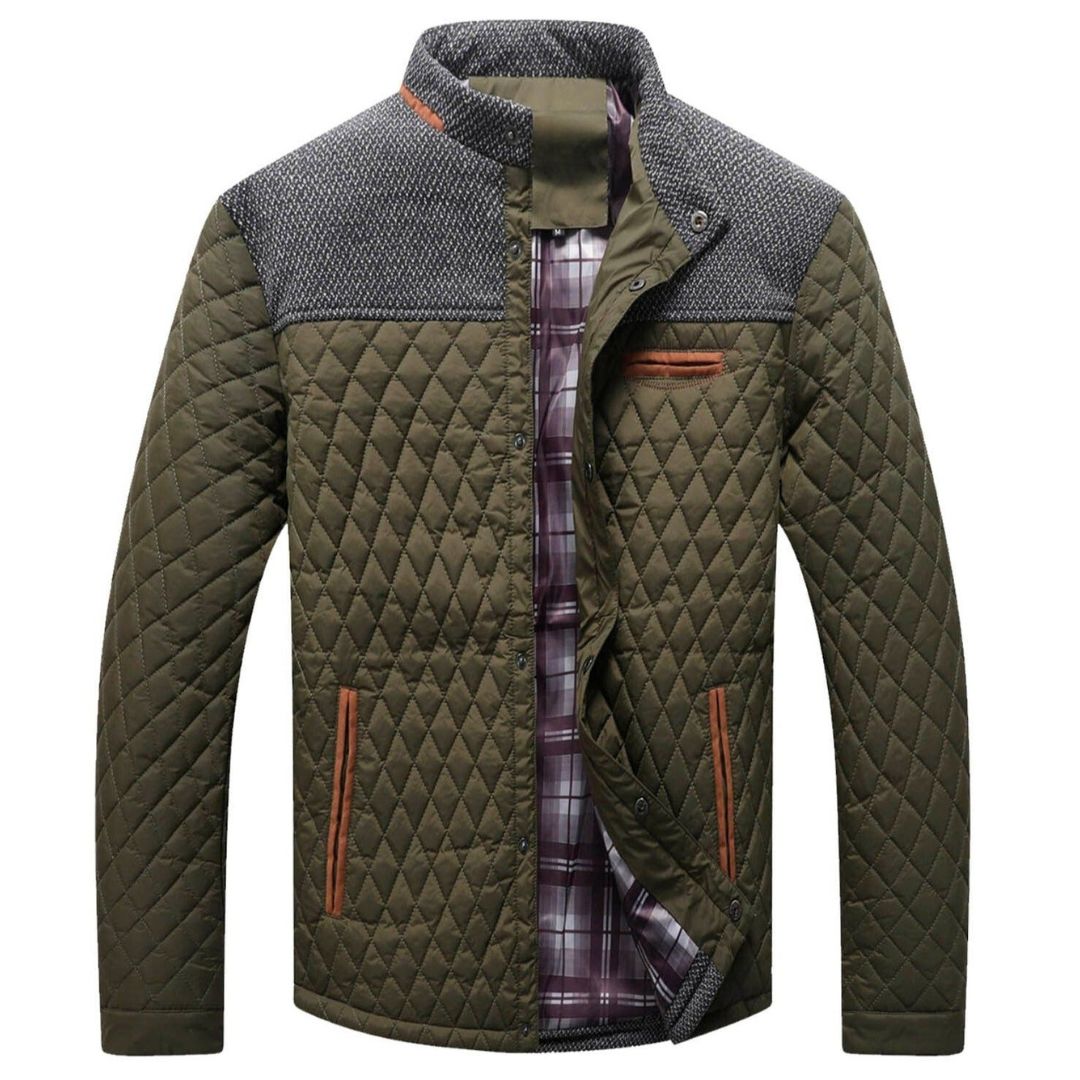 Warm Padded Mens Quilt Jacket