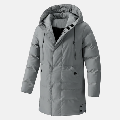 Waterproof Hooded Mens Coat with Multiple Pockets