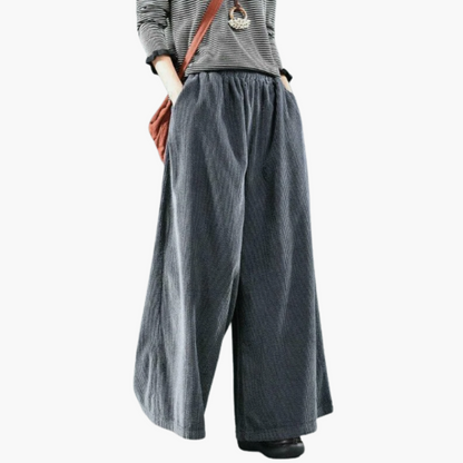 Ladies Classic Straight Leg Cord Pants