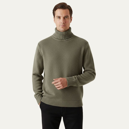 Cozy Men's Thick Crew Neck Winter Sweater