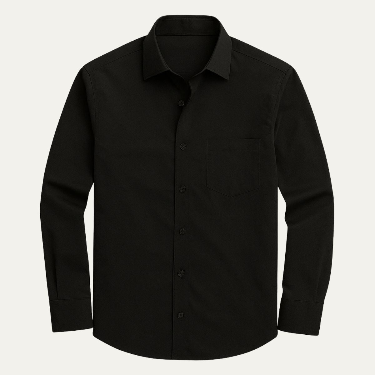 Luxury Silk Blend Men's Dress Shirt