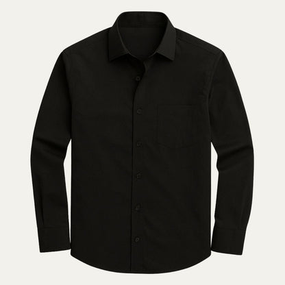 Luxury Silk Blend Men's Dress Shirt