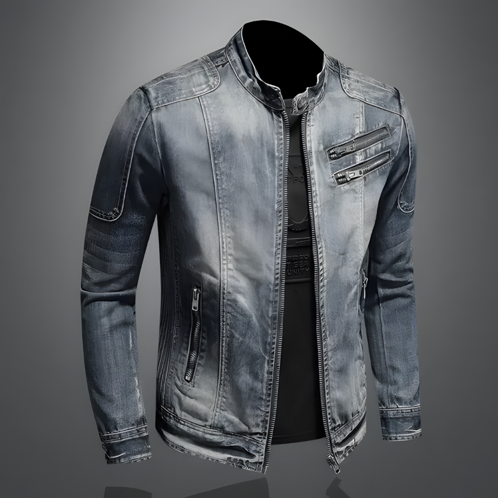 Classic Blue Jean Jacket for Men