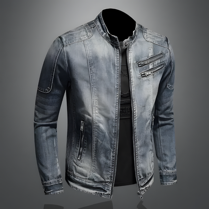 Classic Blue Jean Jacket for Men