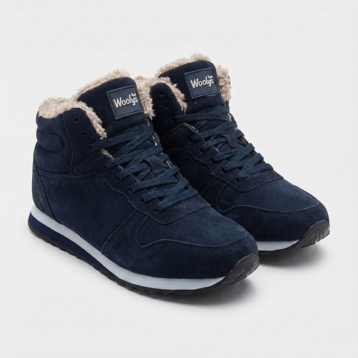 Comfortable Men's Insulated Fleece Ankle Boots - Nocini