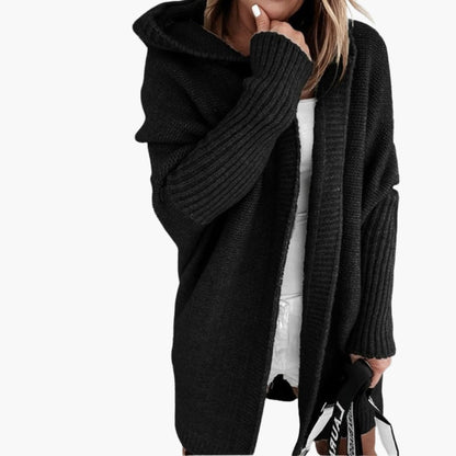 Cozy Women's Open Front Hooded Sweater