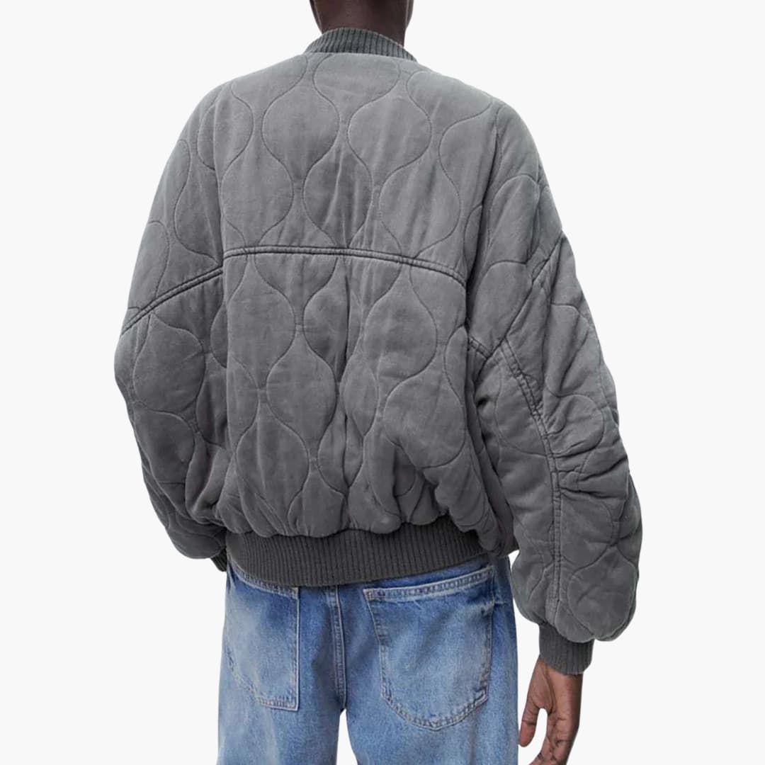Relaxed Fit Womens Bomber Jacket