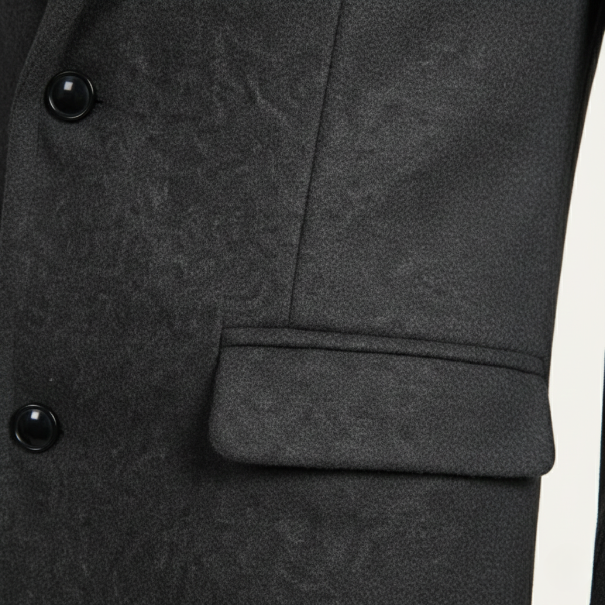 Warm Men's Wool Blend Winter Coat