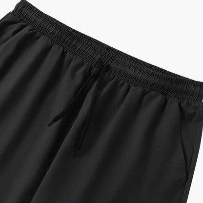 Men's Straight Leg Running Pants with Side Pockets