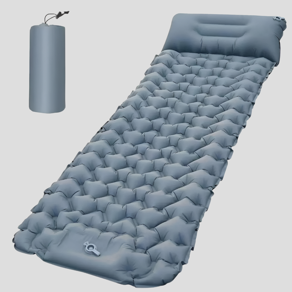 Comfortable Air Bed with Integrated Pillow