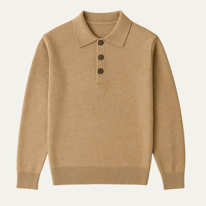 Luxury Soft Cashmere Polo Shirt - Nocini