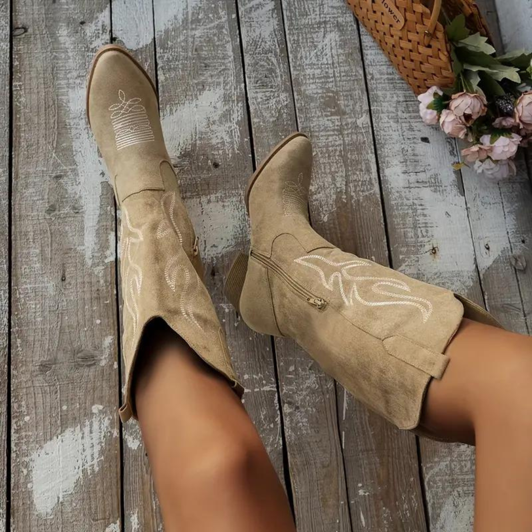 Rugged Country Western Boots - Nocini