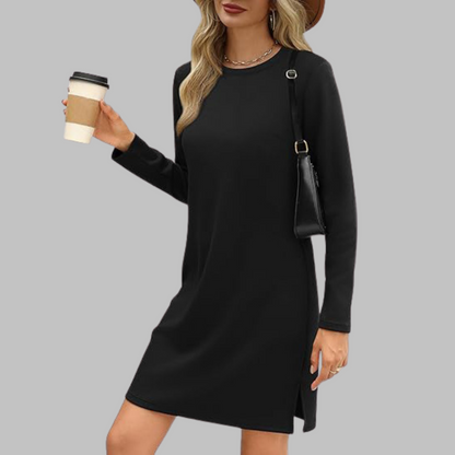 Relaxed Fit Casual Round Neck Dress